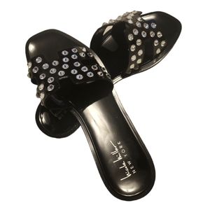 Nicole Miller rhinestone sandals